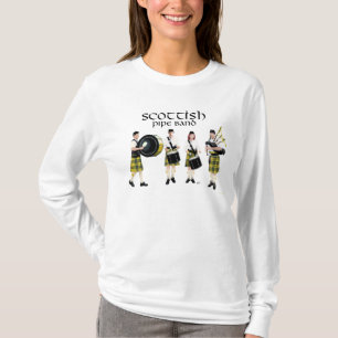 Camiseta Banda de gaitas escocesa - Amarillo/Negro