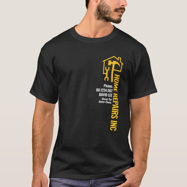 Camiseta Banda de herramientas de Handyman residencial (Anverso)