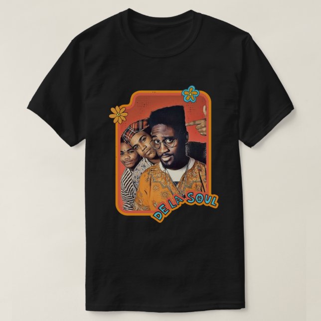 Camiseta Banda de hip hop norteamericano de De la Soul (Diseño del anverso)