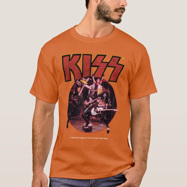Camiseta Banda de Kiss divertida (Anverso)