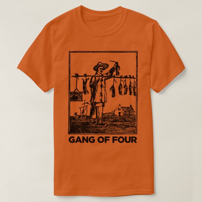 Camiseta Banda de los Cuatro Vintage (Diseño del anverso)