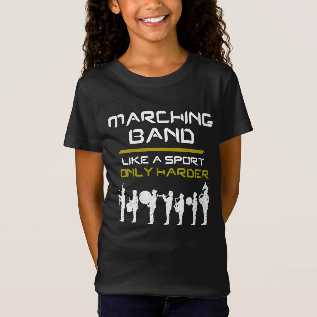 Camiseta Banda De Marcha Como Un Deporte Sólo Músicos Más D (Anverso)