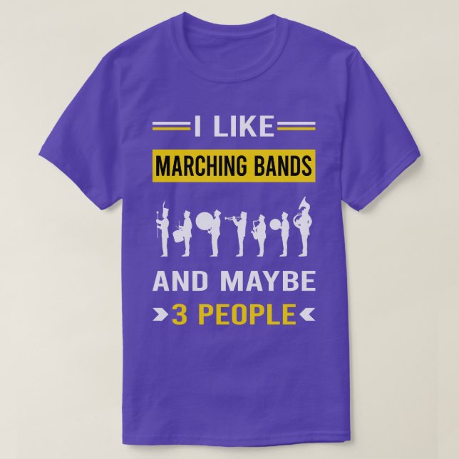 Camiseta Banda de Marcha de 3 personas (Diseño del anverso)