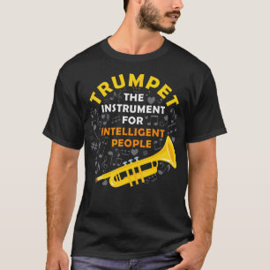Camiseta Banda de Marcha Divertida Jazz Trompeta Música de 