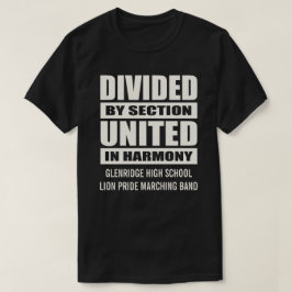 Camiseta Banda de marcha | Divididos y unidos