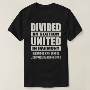 Camiseta Banda de marcha   Divididos y unidos