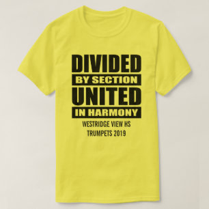 Camiseta Banda de marcha   Divididos y unidos