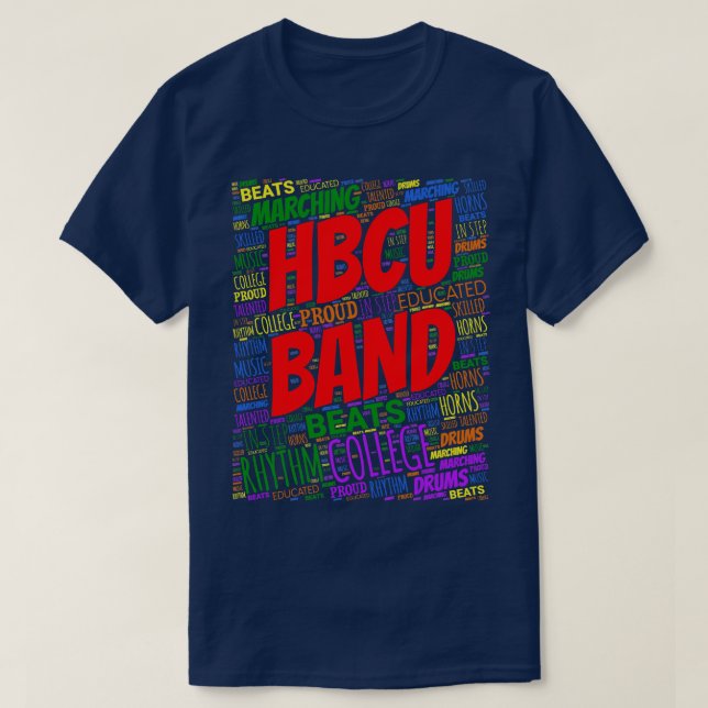Camiseta Banda de marcha HBCU (Diseño del anverso)