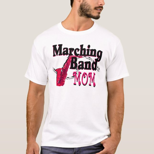 Camiseta Banda de marcha Mamá/ Saxofón (Anverso)