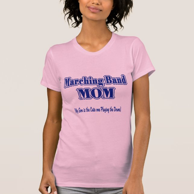 Camiseta Banda de marcha mamá/ tambores (Anverso)