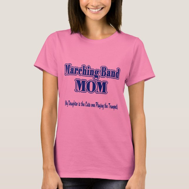 Camiseta Banda de marcha mamá/ Trumpet (Anverso)