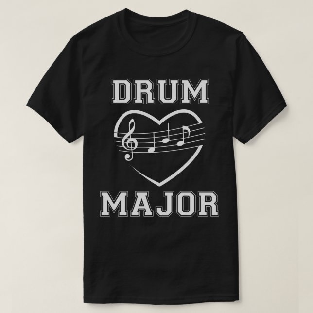 Camiseta Banda de marcha mayor del tambor (Diseño del anverso)