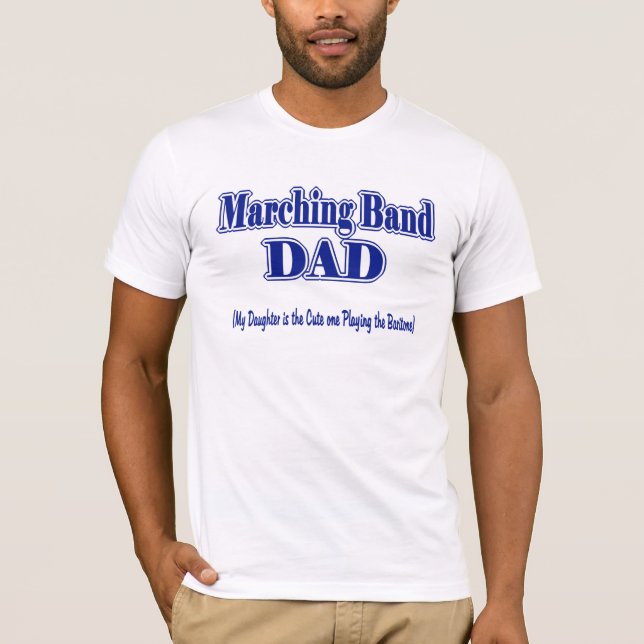 Camiseta Banda de marcha papá/ Baritone (Anverso)