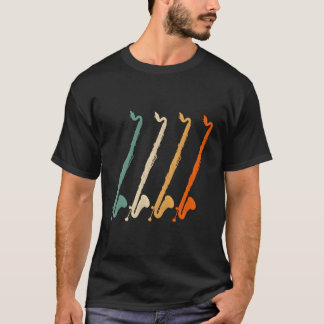 Camiseta Banda de marcha retro Bass Clarinet