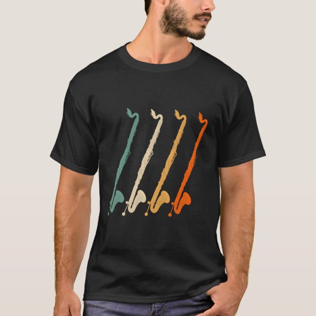 Camiseta Banda de marcha retro Bass Clarinet (Anverso)