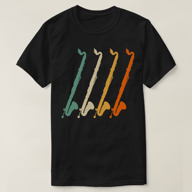 Camiseta Banda de marcha retro Bass Clarinet Hoodie (Diseño del anverso)