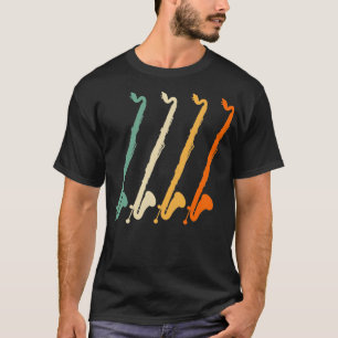 Camiseta Banda de marcha retro Bass Clarinet Hoodie