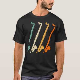 Camiseta Banda de marcha retro Bass Clarinet Hoodie