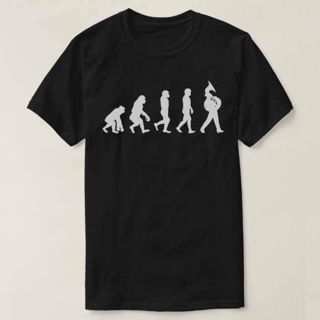 Camiseta Banda de marchas de la evolución del jugador de Tu (Diseño del anverso)