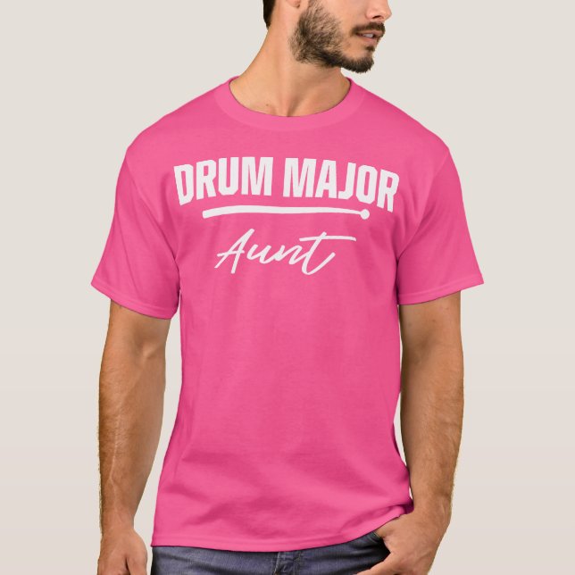 Camiseta Banda de marchas de la tía mayor del tambor (Anverso)