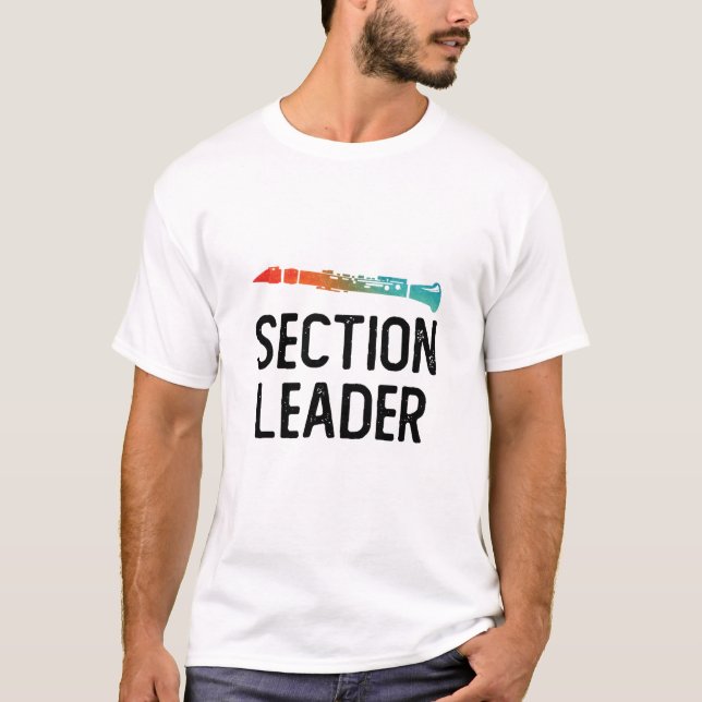 Camiseta Banda de marchas del líder de la sección Clarinet (Anverso)