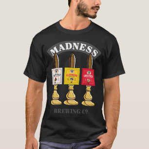 Camiseta banda de música art pop Brewing