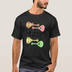 Camiseta Banda de música Bluegrass Mandolin Squad