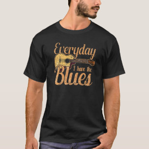 Camiseta Banda de música blues guitarra vintage profesor bl