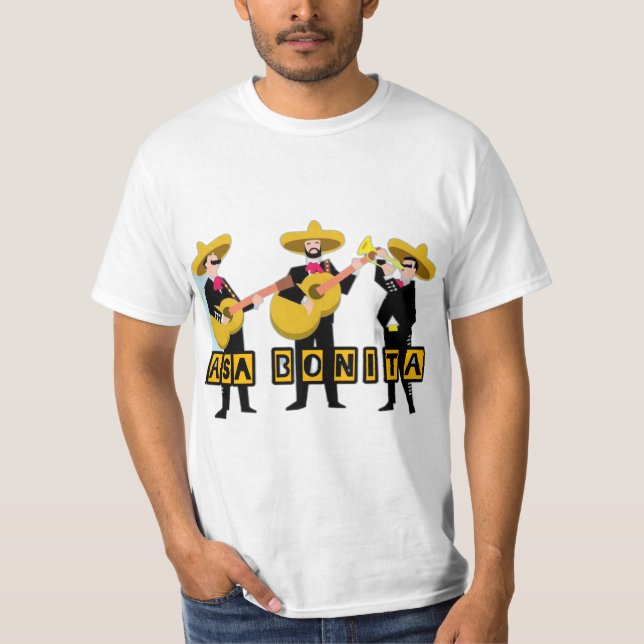 Camiseta banda de música casa Bonita (Anverso)