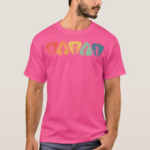 Camiseta Banda de Música de Rock Jazz Cabeza de Guitarra El