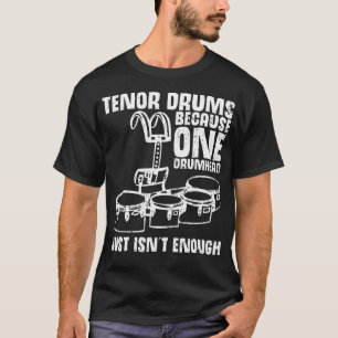 Camiseta Banda de Música Escolar Tambores Tenor Baterista D