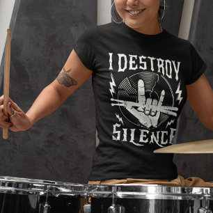 Camiseta Banda de Música Rompe el Silencio Batería Baterist