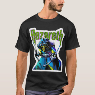 Camiseta Banda de Nazareth Música Rock Escocia Amor Duro Co