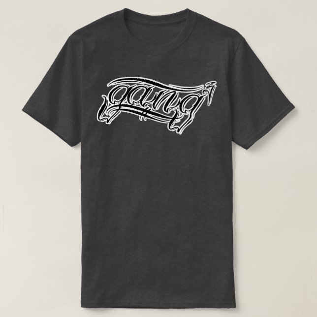 Camiseta Banda de pandillas (Diseño del anverso)