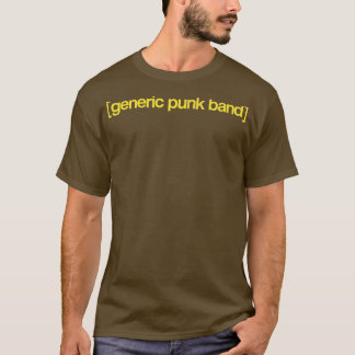 Camiseta Banda de Punk genérica