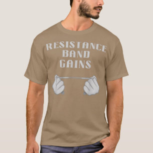 Camiseta Banda de resistencia gana lema de motivación