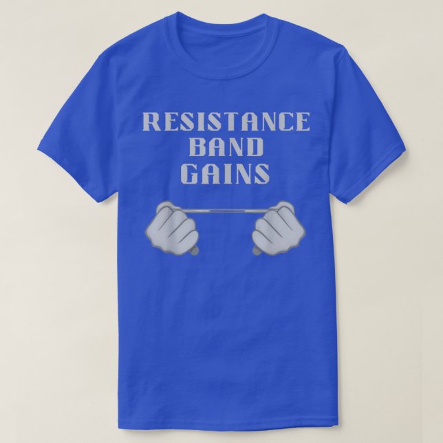 Camiseta Banda de resistencia gana lema de motivación (Diseño del anverso)