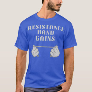Camiseta Banda de resistencia gana lema de motivación