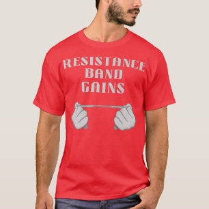 Camiseta Banda de resistencia gana lema de motivación