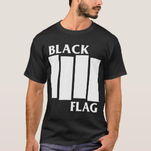 Camiseta banda de rock Black Flag