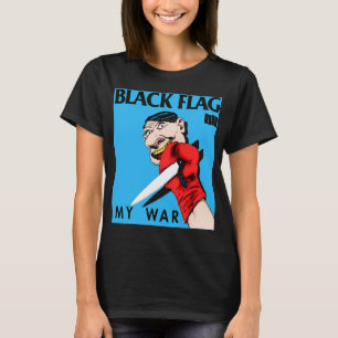 Camiseta banda de rock Black Flag