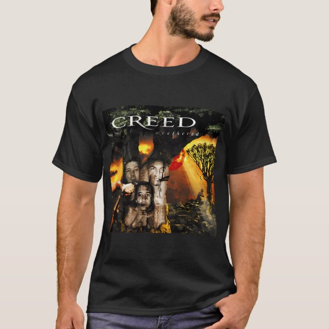 Camiseta Banda de Rock Creed (Anverso)