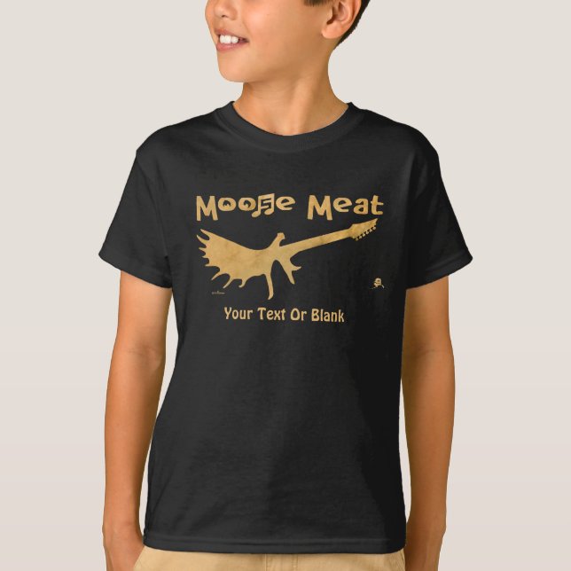 Camiseta Banda de rock de carne de alce (Anverso)