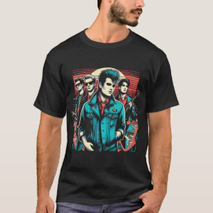 Camiseta Banda de rock falsa de los 80 BETA CRASH