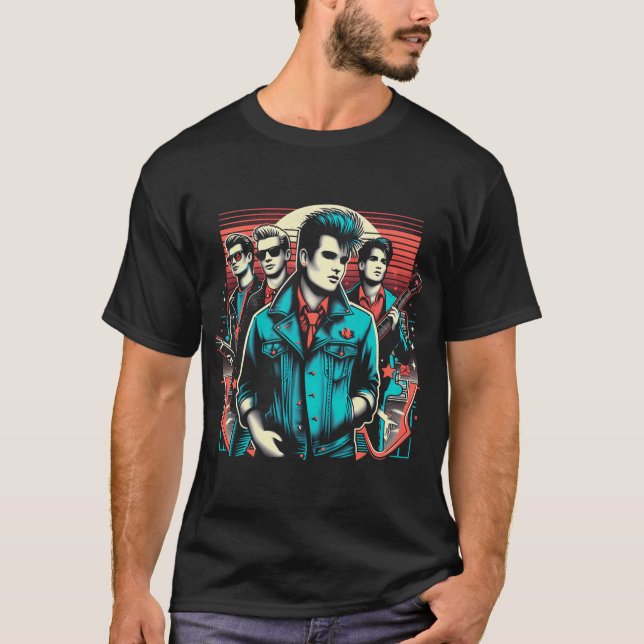 Camiseta Banda de rock falsa de los 80 BETA CRASH (Anverso)