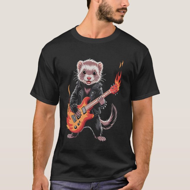 Camiseta Banda de Rock Hurón (Anverso)