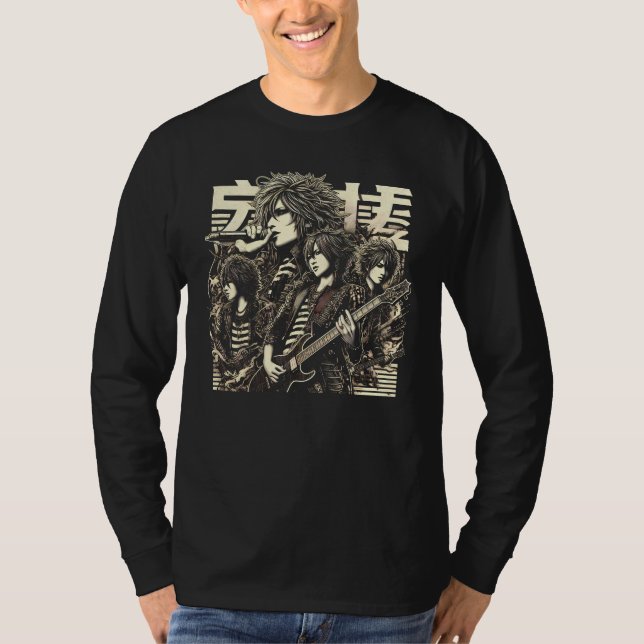 Camiseta Banda de rock japonesa (Anverso)