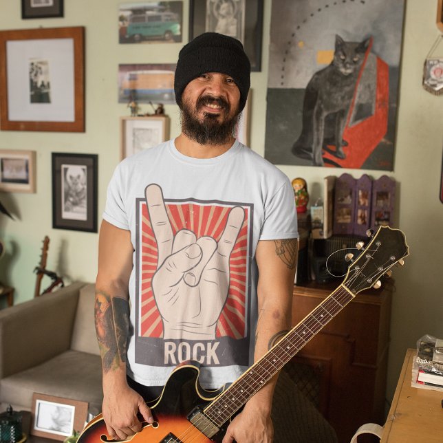 Camiseta Banda de rock vintage (Retro vintage style rock music band)