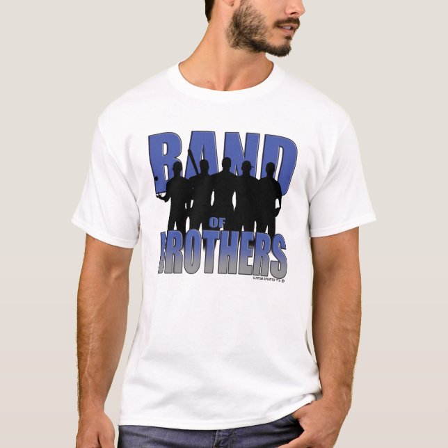 Camiseta Banda del béisbol de los hermanos (azul/plata) (Anverso)