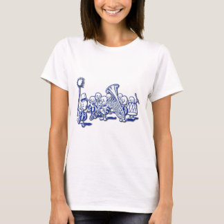Camiseta Banda del brownie que juega la tuba y el Trombone